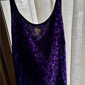 A New Day Purple Floral Top